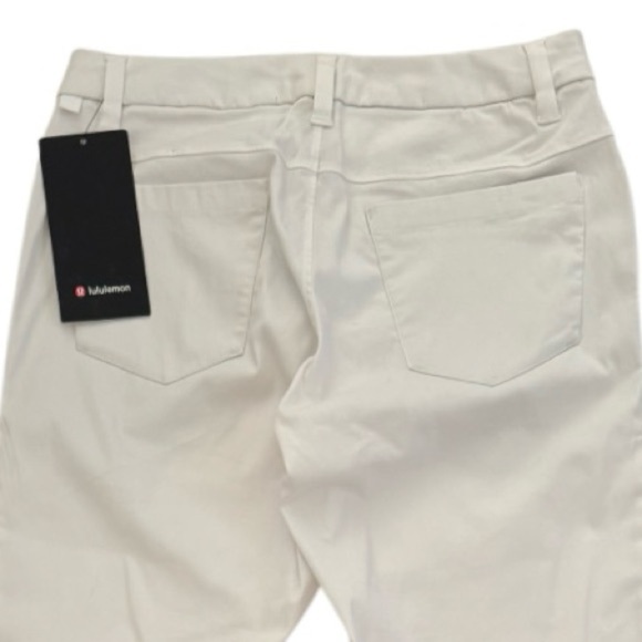 Lululemon ABC Slim-Fit 5 Pocket Warpstreme Pant, Size 28x 34”L, Bone, NWT - Picture 11 of 15